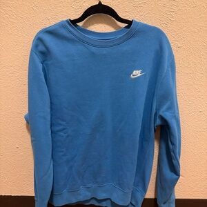 Blue Nike sweatshirt